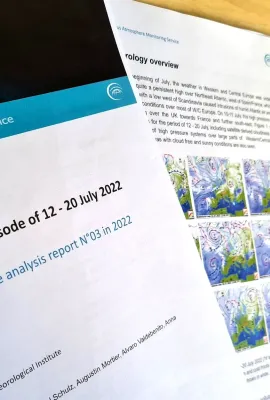 Card reports Copernicus atmosphere