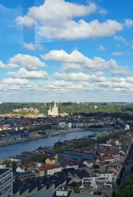 aerial view of Brussels