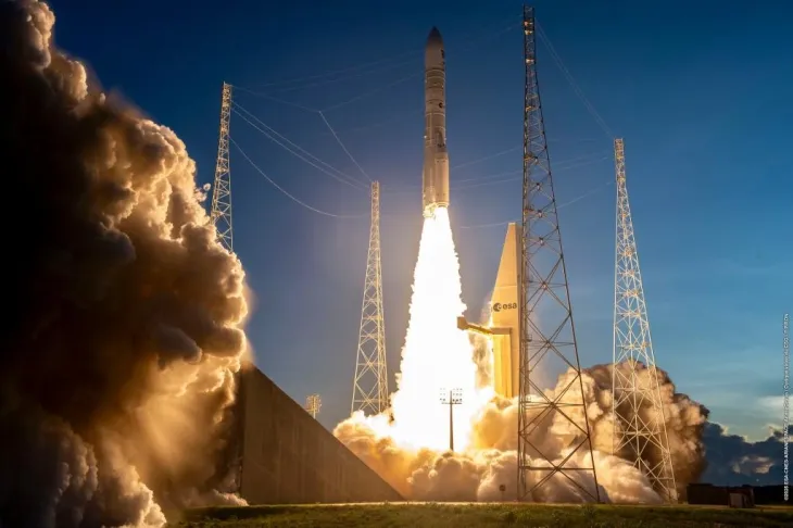 Launch of the Copernicus Sentinel-1D satellite with Ariane 6