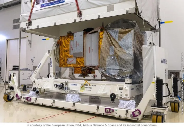 Copernicus Sentinel-2C launch preparation